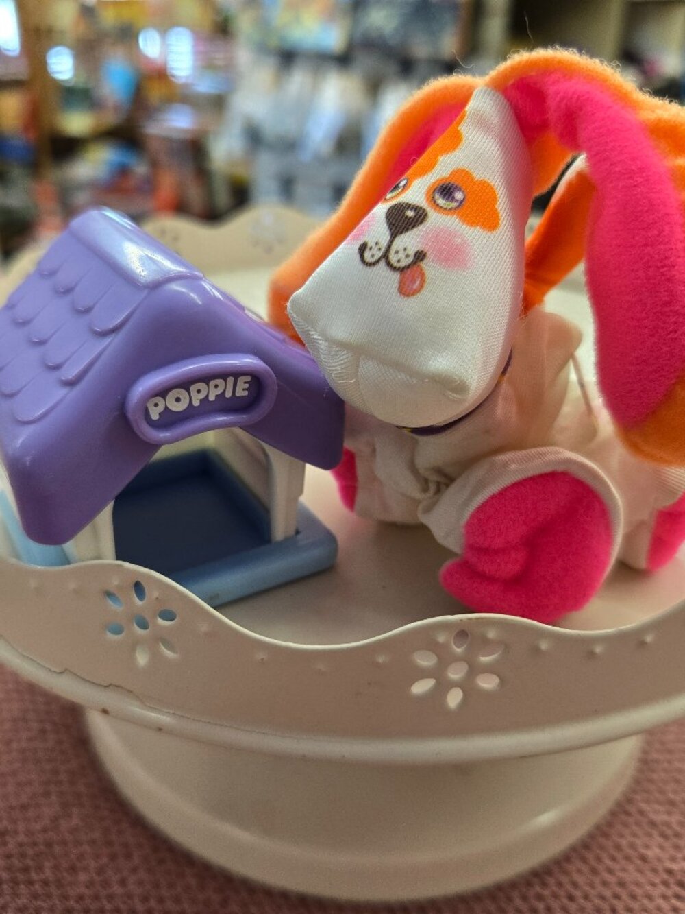 vintage Smooshees ❤ Poppie Puppy Set Fisher Price 1990s